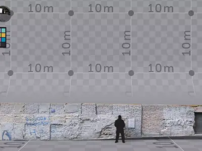 BRICK wall model - high quality 3D model