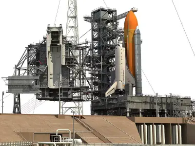 NASA Launch Complex 39B 3D model