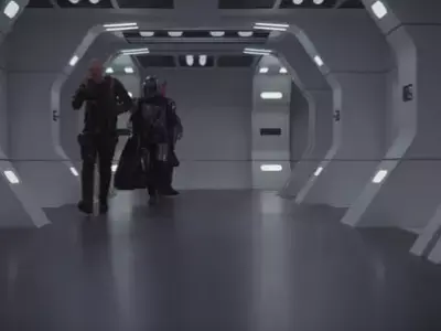 The Mandalorian - Rebel Prison Ship 1 - Side Hallway 1-6 scale Free 3D print model