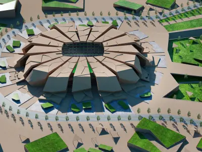 King Salman International Stadium 3D model