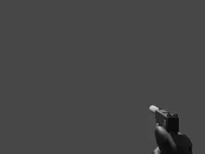 FPS Hands Low-poly 3D model