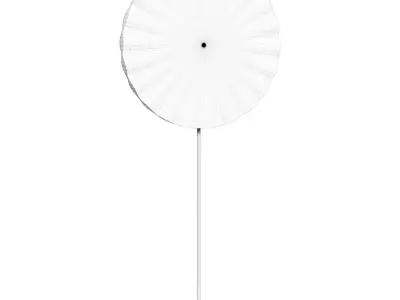 Floor designer lamp Reine by Roche Bobois white 3D model