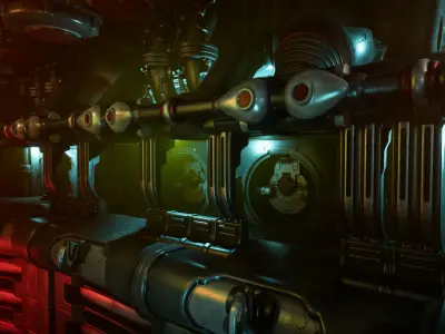 Sci-Fi Kit Low-poly 3D model