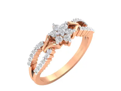 Women Ring Render 3dm STL MTL SLC JCD OBJ FBX Details 3D print model 22