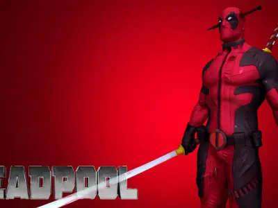 Deadpool 3d Print 3D model