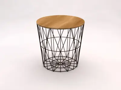SIDE TABLE---Basket 3D model