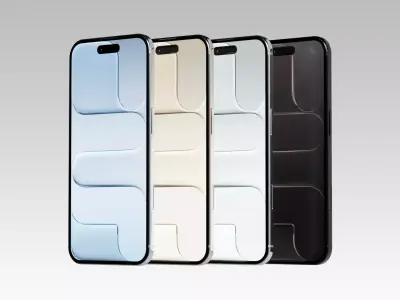 Apple iPhone Air 2025 In All Official Colors and Dimensions 3D model