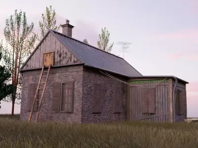 House east russian designed 3D model