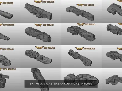 SKY RELICS MASTERS COLLECTION 3D Model Pack