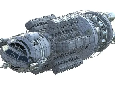 Scifi Space transport 3D model