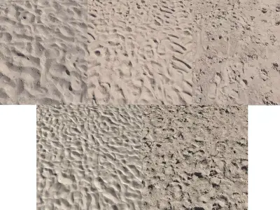 Ultra realistic Sand 3D Model Pack