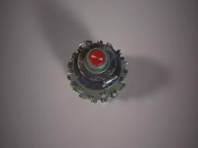 SCI FI Grenate Low-poly 3D model