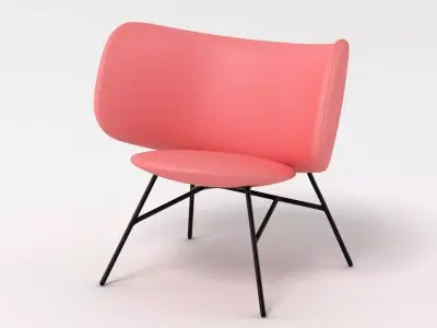 PlusHalle Stella 2 Chair 3D model