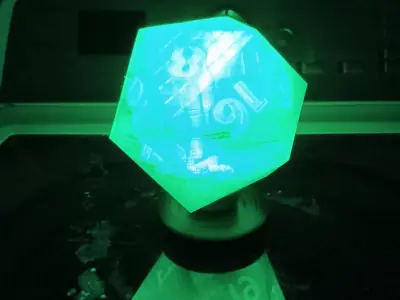 D20 Lamp and stand 3D print model