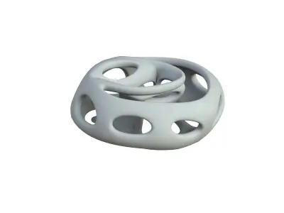SciFi Cube Object No 65162 Low Poly Shape Low-poly 3D model