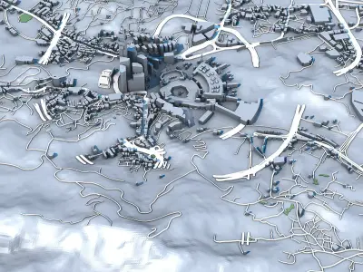 Makkah City in Saudi Arabia 3D model