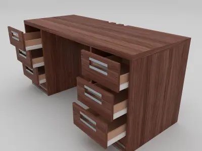 Office Table 3D model