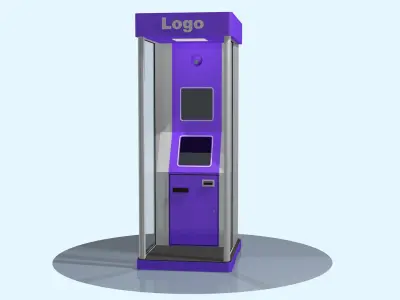 Payment terminal 3D model