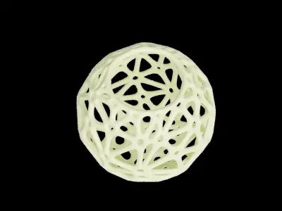  House decoration  spheregap abstract ring 3D print model