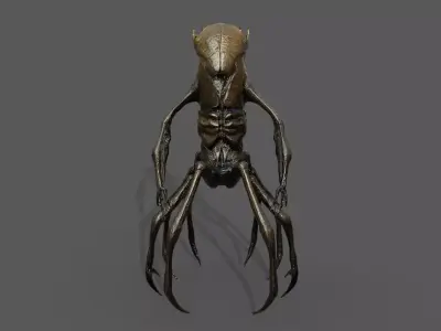 Monsters Pack 4 Low-poly 3D model