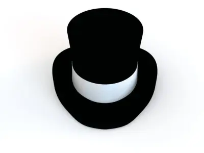 Top Hat 3D model