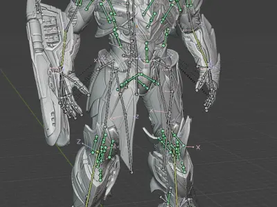 Megatron Transformers The Last Knight 3D model