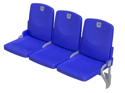 Figueras Stadium Seats 3D model