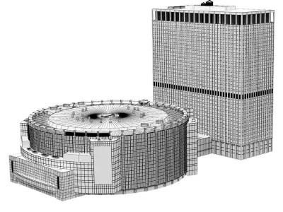 Madison Square Garden Building 3D model