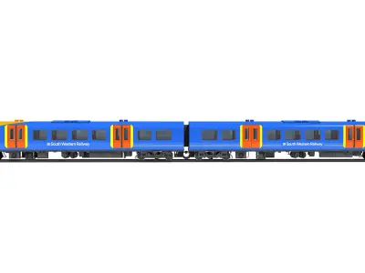 British South West Rail Class 450 3D model