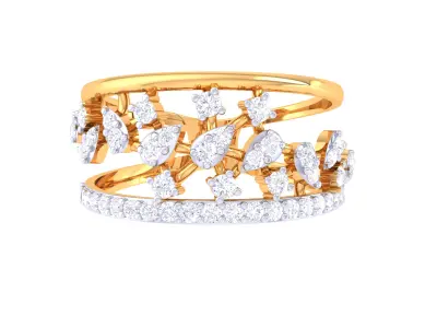  Women Ring MTL 3dm STL OBJ FBX Details 3D print model 65
