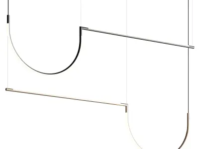 MODULAR  Hanging lamp 3D model