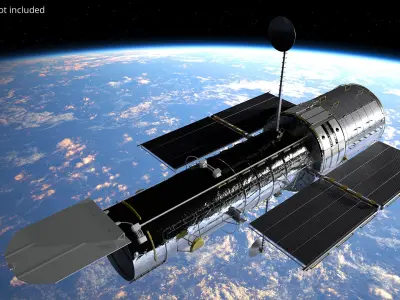  KH-11 Kennan Reconnaissance Satellite Silver 