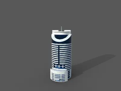 VNPT Building Low-poly 3D model