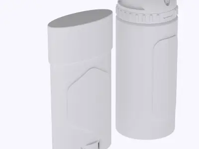 miniature Bathroom set of 2 deodorant  3D print model