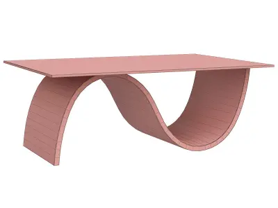 Schneider Living Essentials Pulse Coffee Table 3D model