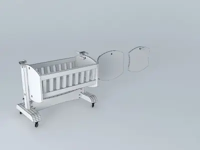 Baby Cradle Free 3D model