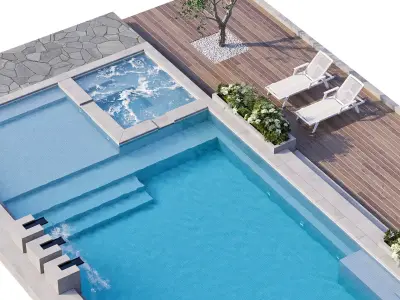 Pool 25 3D model