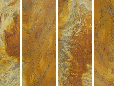 yellow bamboo quartzite 3D model