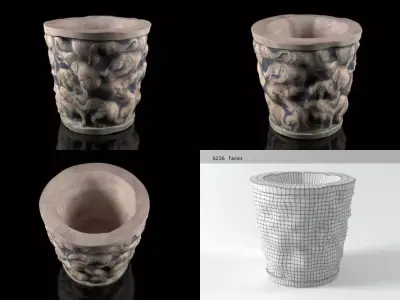 Elephant Bowl Free 3D model