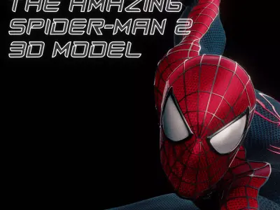 The Amazing Spider-Man 2 3D Model V1 Low-poly 3D model