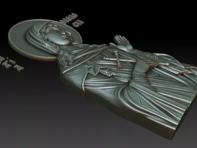 Saint Theodosia of Tyre 3D print model