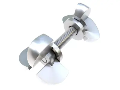 Decorative screw 03 3D model