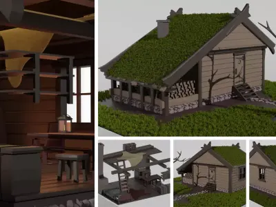 Hunter house  3D model  Free 3D model