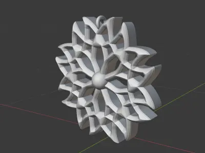 Crescent Pendant Moon Collection 3 3D print model