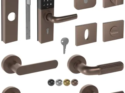 jnf door handles 3D model