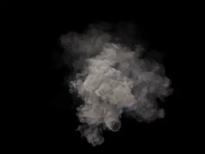 Smoke Gush VDB 3D model