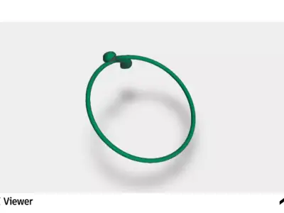 The Serpentine Loop 3D print model