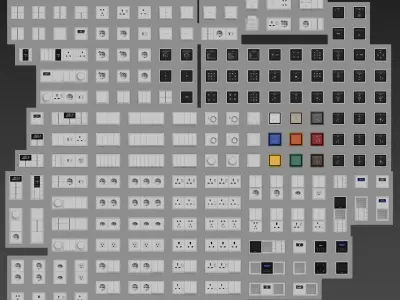 Jung LS ZERO  FULL Collection 217 items 3D model