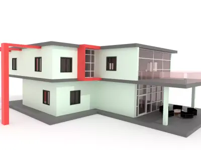 Exterior overall Look 3D model