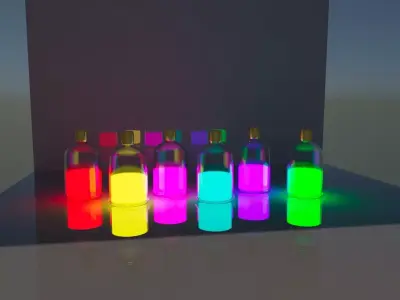 light bopttles 3D model
